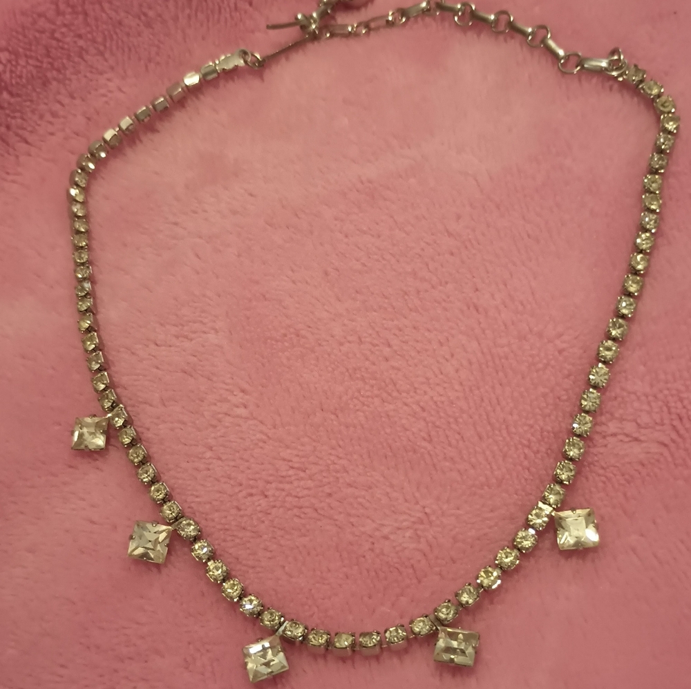 Vintage 1950s Rhinestone Choker